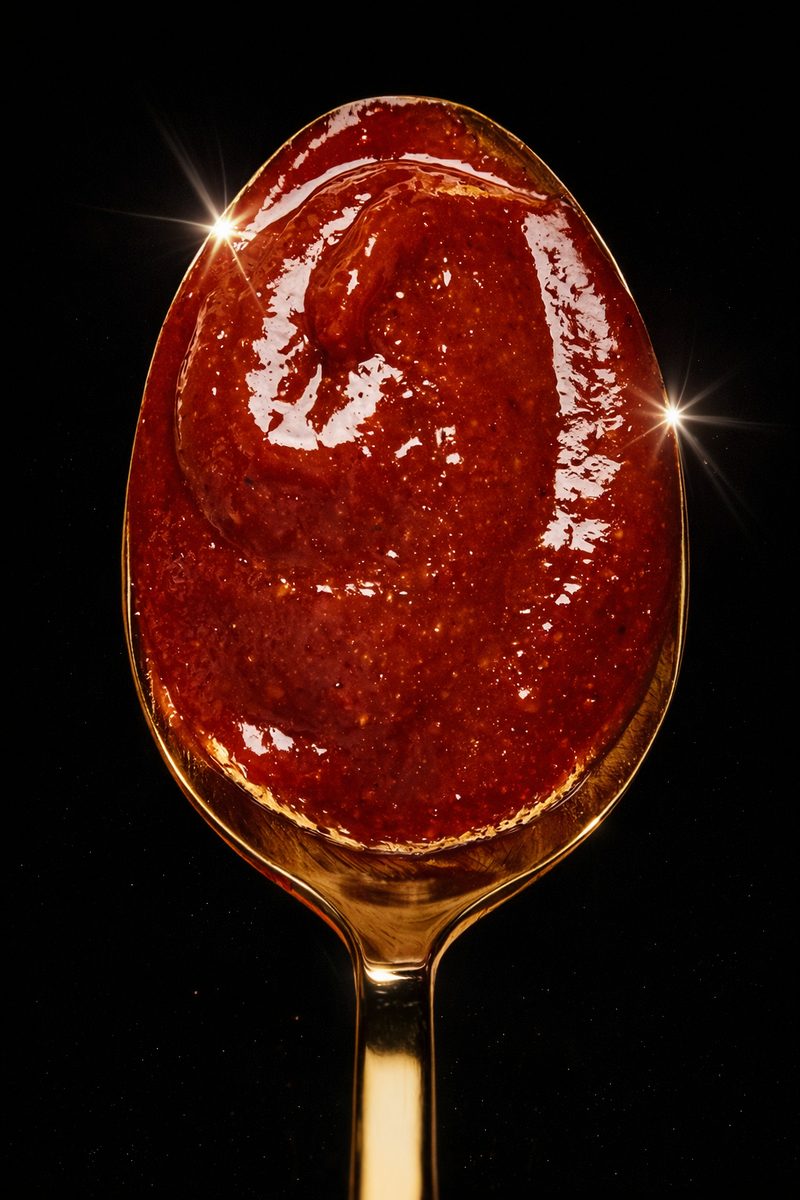 Peppa Please! saus op lepel