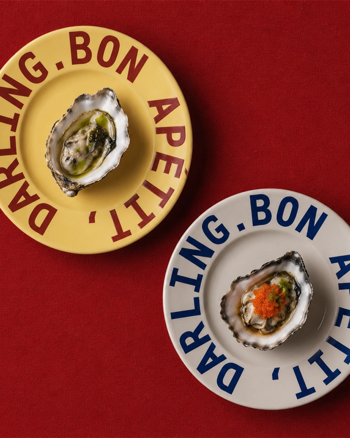 Tropez — Bon Ap&eacute;tit borden met oesters